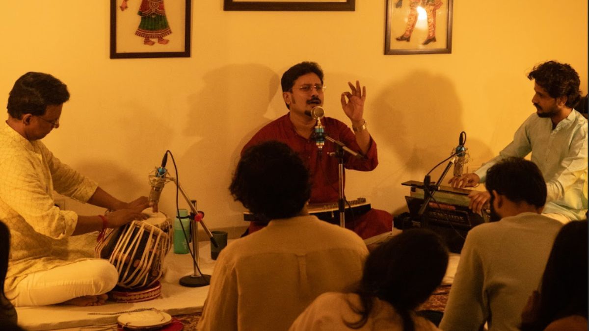 A DDA flat baithak brings intimacy back to Indian classical music. Beyond scale, spectacle