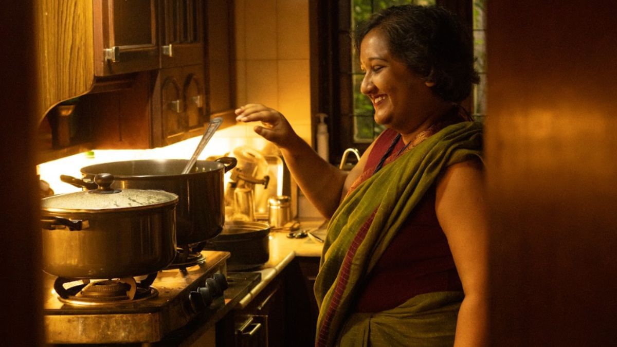 Sukanaya Banerjee prepares to serve her guests, heating up the food in her new Vasant Kunj residence | Special arrangement 