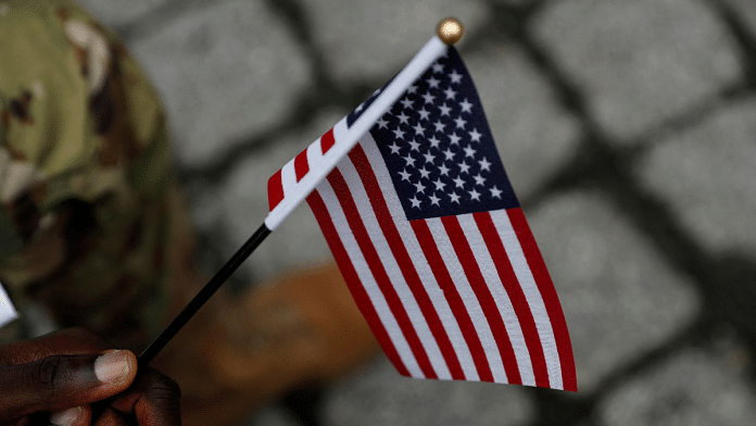 File photo of A U.S. Citizenship and Immigration Services (USCIS) naturalization ceremony in New York City, U.S., September 17, 2021 | Reuters