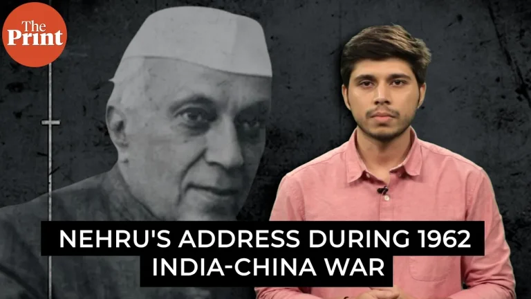What Nehru told the people of Assam during 1962 war with China: We’ll fight until victory