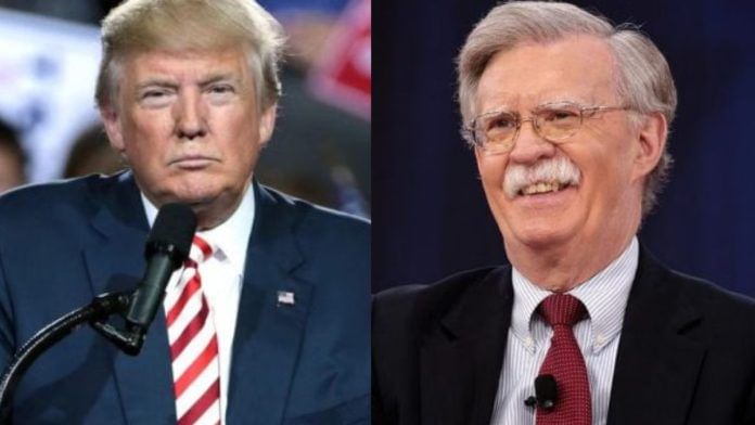 US President Donald Trump and former US National Security Advisor John Bolton | Commons