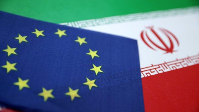European Union and Iran flags are seen in this illustration taken June 18, 2025 | Representational image | Reuters