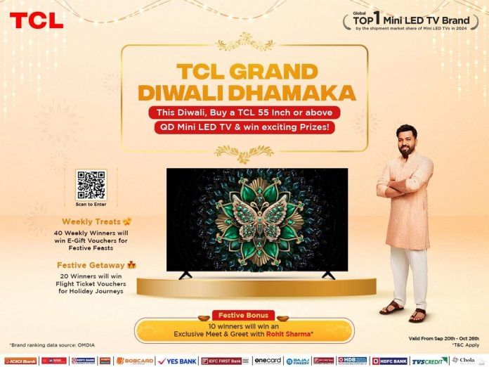TCL's Grand Diwali Dhamaka: Exciting Contest for 55 inch & Above QD Mini LED TVs