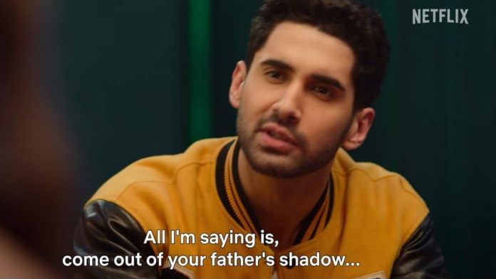 Lakshya Lalwani as Aasmaan Singh in The Ba***ds of Bollywood