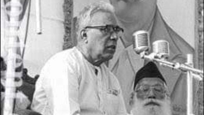 Madhukar Dattatraya Deoras, third chief of RSS | Photo: @RSSorg/X