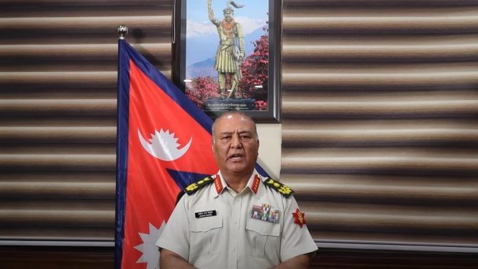 Nepal Army Chief Ashok Sigdel