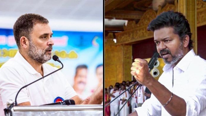 Rahul Gandhi called actor-turned-politician Vijay on Monday | ANI