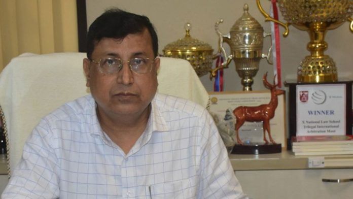 NUJS V-C Nirmal Kanti Chakrabarti | NUJS website