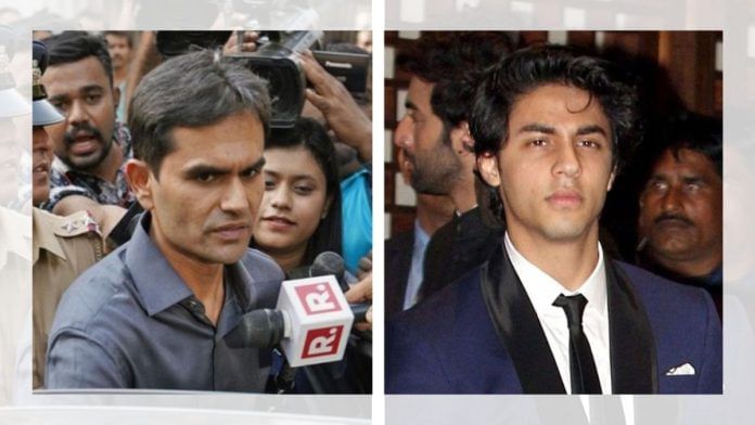 Sameer Wankhede and Aryan Khan | ANI