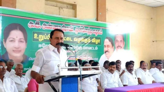 File photo of KA Sengottaiyan | X @KASengottaiyan