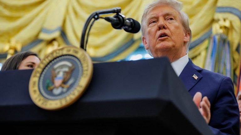 Trump dismisses rumors he is in ill health