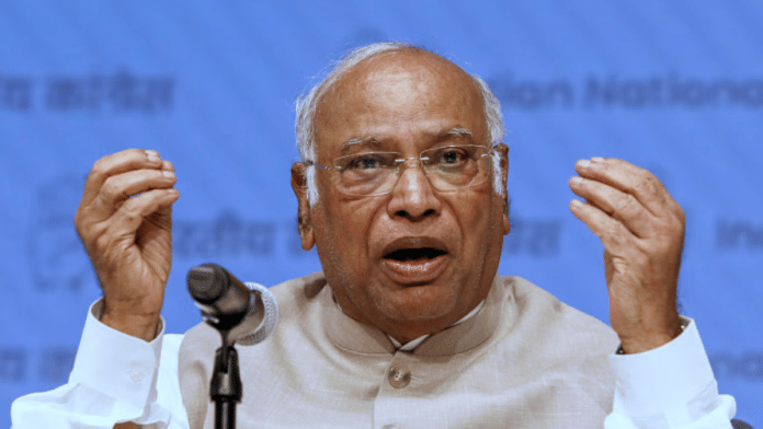 Congress chief Mallikarjun Kharge has come under fire from opposition parties for allegedly insulting the farmer and his family | PTI File