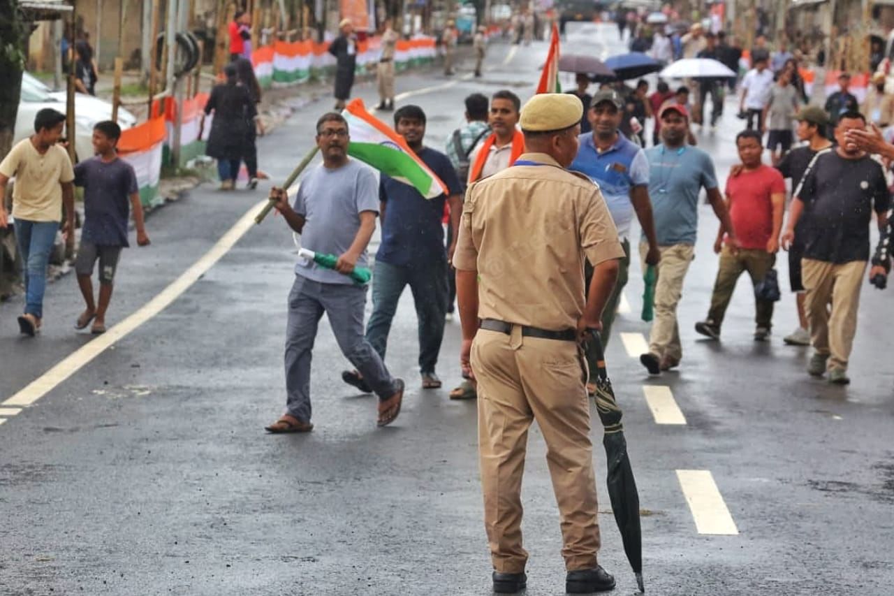 People leaving from peace ground after the PM speech | Praveen Jain | ThePrint