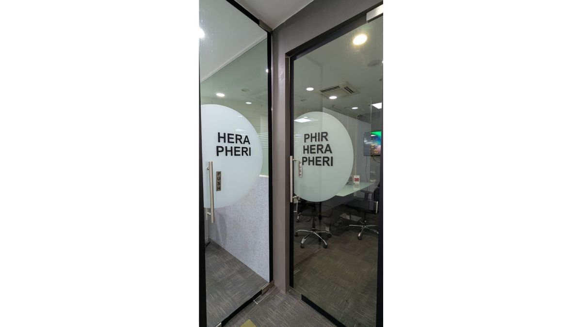 Every cabin at IDfy has a Bollywood story. The sales team, fittingly, sits in ‘Hera Pheri’ and ‘Phir Hera Pheri’| Special arrangement
