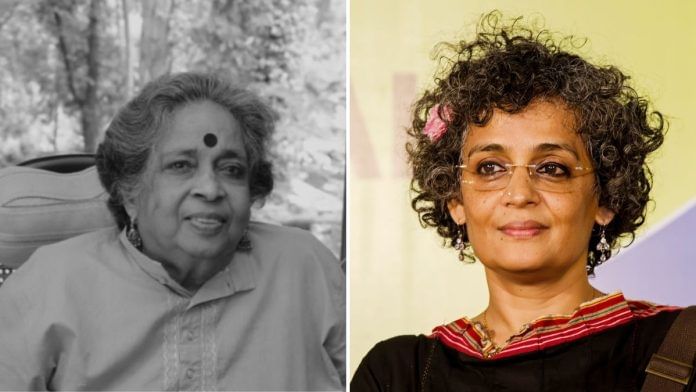 Mary Roy (L) and Arundhati Roy (R)