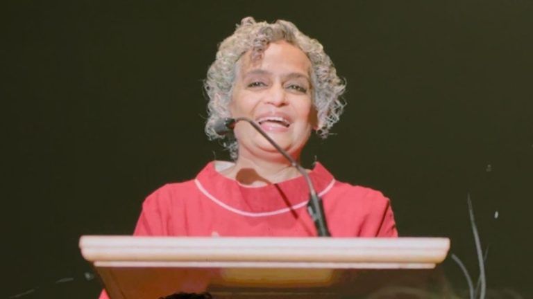Arundhati Roy at Kochi book launch: ‘Everyone I love is here. Dangerous, given our govt’