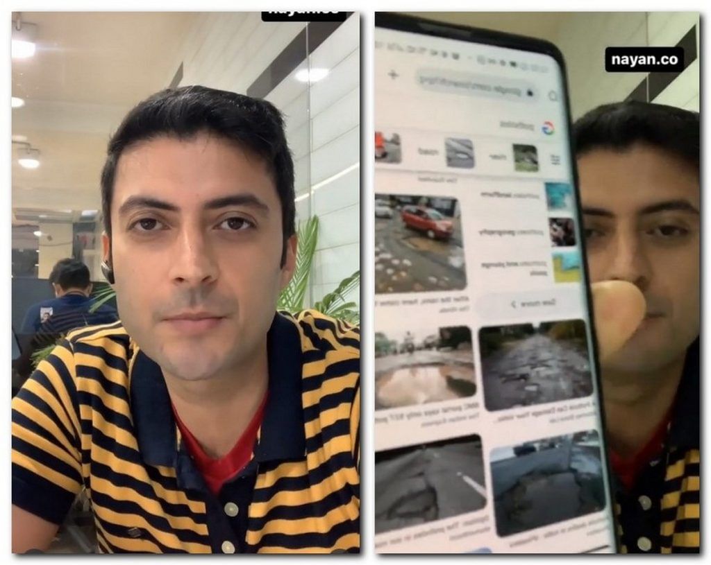 Potholes in India 