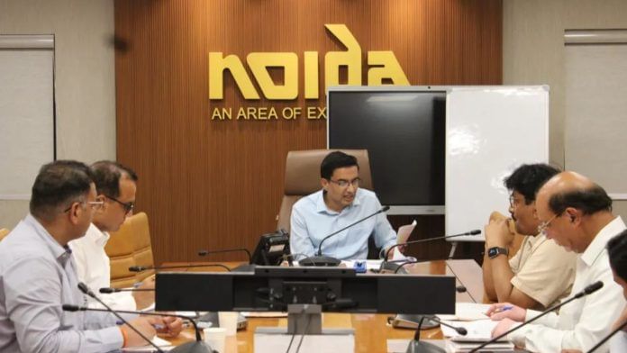 The meeting held Monday was chaired by Noida Authority CEO Lokesh M | Noida Authority