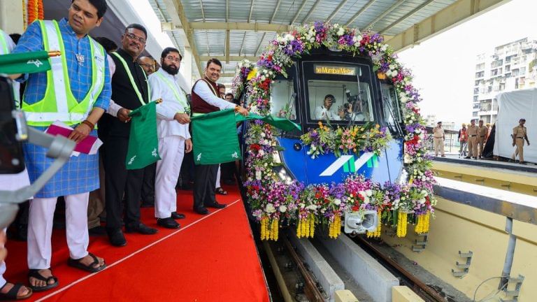 Amid power tussle, Fadnavis & Shinde heap credit on each other for Metro in Dy CM’s home turf Thane