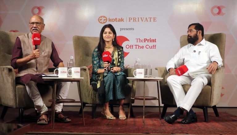 Snapshots from ThePrint OTC: Eknath Shinde on ties with Fadnavis, Ajit Pawar & key projects in Maharashtra