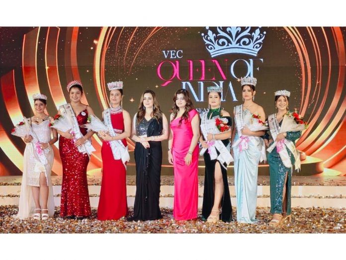 Sonia Kaur Wins the Ms Category and Madhu Singh Wins the Mrs. Category of the VEC Queen of India 2025