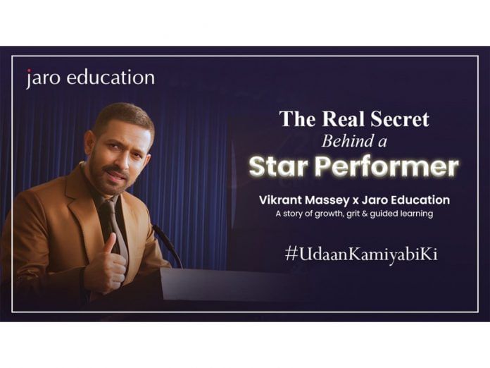 Jaro Education Launches Inspiring Ad Film with Vikrant Massey, Encouraging India's Youth to Keep Learning and Moving Forward Jaro Education Launches Inspiring Ad Film with Vikrant Massey, Encouraging India's Youth to Keep Learning and Moving Forward