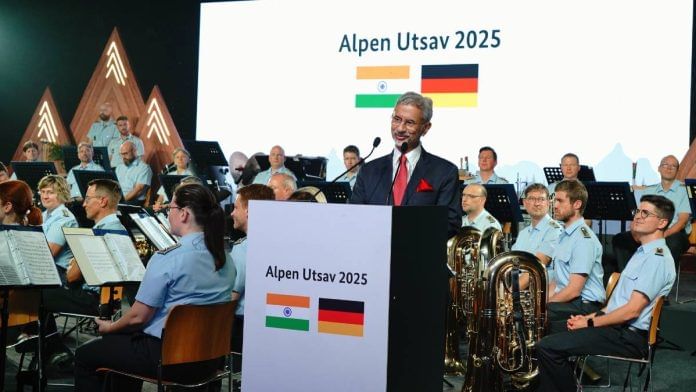 EAM External Affairs Minister S. Jaishankar at German Unity Day celebrations in New Delhi Thursday | Photo: X/@DrSJaishankar