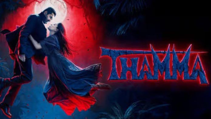 Feature Image (1) A poster of the horror-comedy film Thamma