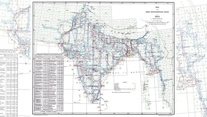1922 Index of Great Trigonometrical Survey of India | Wikimedia Commons