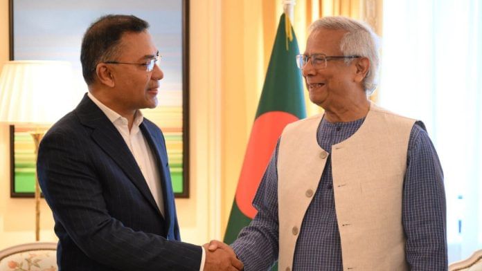 Tarique Rahman with Muhammad Yunus | Commons