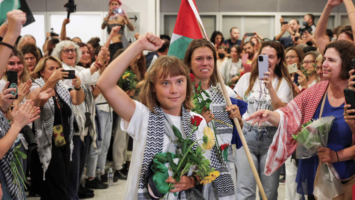 Israel releases 171 Gaza aid flotilla activists, Greta Thunberg returns to cheering crowds in Athens