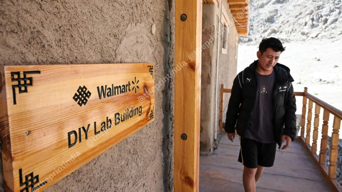 Entry to a DIY lab at HIAL | ThePrint/Suraj Singh BishtEntry to a DIY lab at HIAL where students work on individual projects | ThePrint/Suraj Singh Bisht