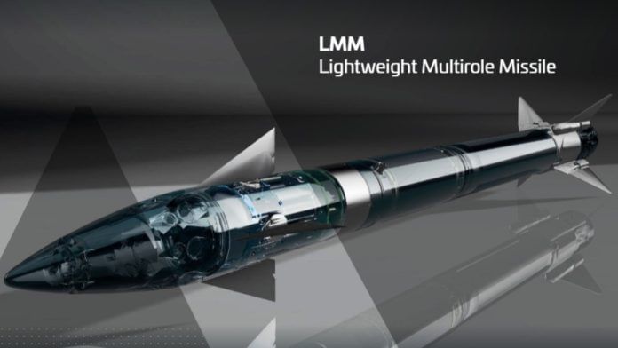 File photo of Lightweight Multirole Missile (LMM), or Martlet missile | Courtesy: Thales UK
