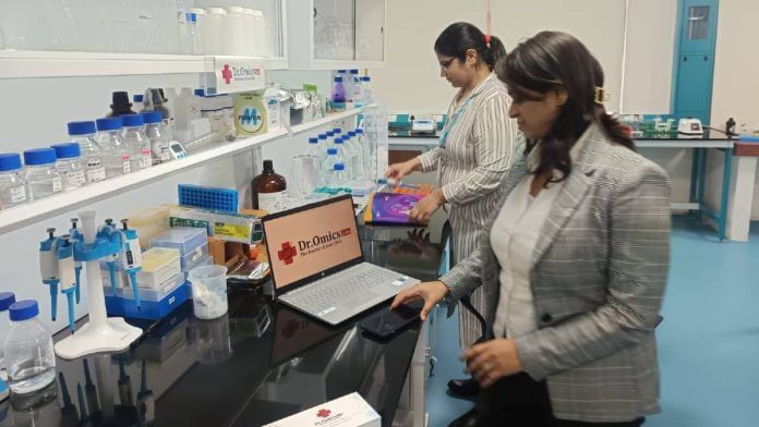 Swapnaja Patil and Deepshikha Satish at Dr.Omics | Ananthapathmanabhan AP | ThePrint