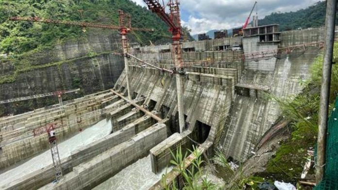 DAM Subansiri Lower Hydroelectric Project near North Lakhimpur, on the Arunachal Pradesh-Assam border | PIB
