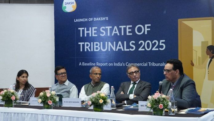 At the presentation of the Daksh Report, which says if courts & tribunals function alike, it creates a separate track for justice | X/@daksh_india