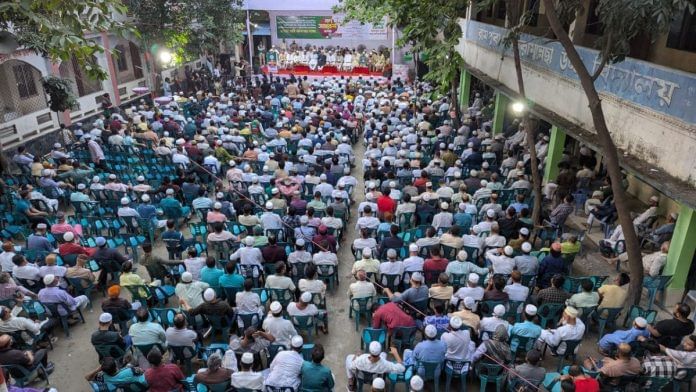Jamaat At a public gathering held by Jamaat | File Photo | X/@BJI_Official