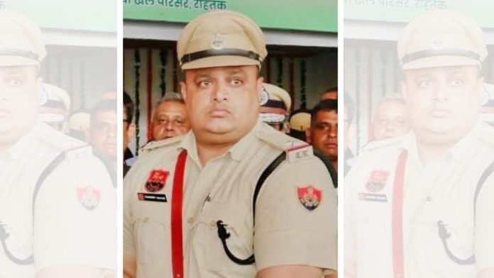 ASI Sandeep Kumar who was posted at Rohtak, Haryana, was found dead Tuesday | By Special Arrangement | ThePrint