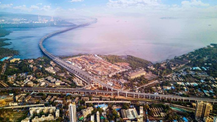 Setu A view of Atal Setu, to which Ulwe Coastal Road will be linked | Photo: ANI