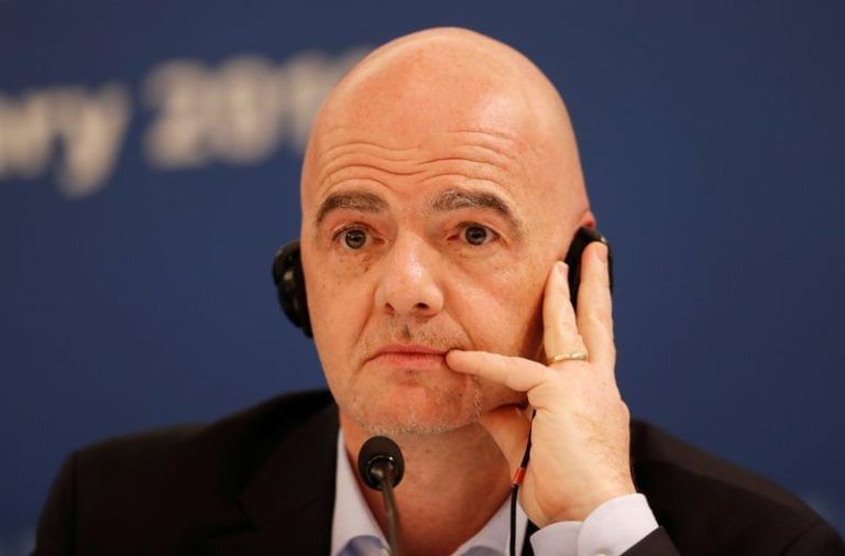 Soccer-Football cannot solve conflict but carries message of peace, says FIFA’s Infantino