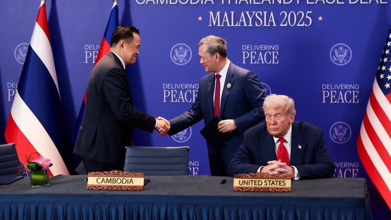 Thailand and Cambodia sign enhanced ceasefire deal in Trump’s presence at ASEAN Summit