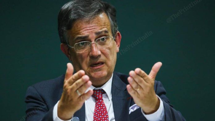 Thierre French Ambassador Thierry Mathou at ThePrint newsroom | Photo: Praveen Jain/ThePrint