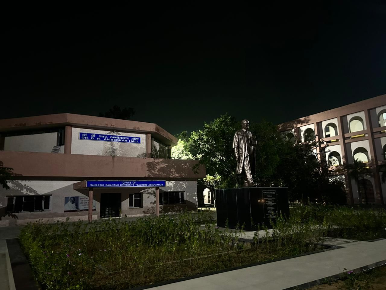 The BR Ambedkar statue at MDU campus | Photo: Manisha Mondal, ThePrint