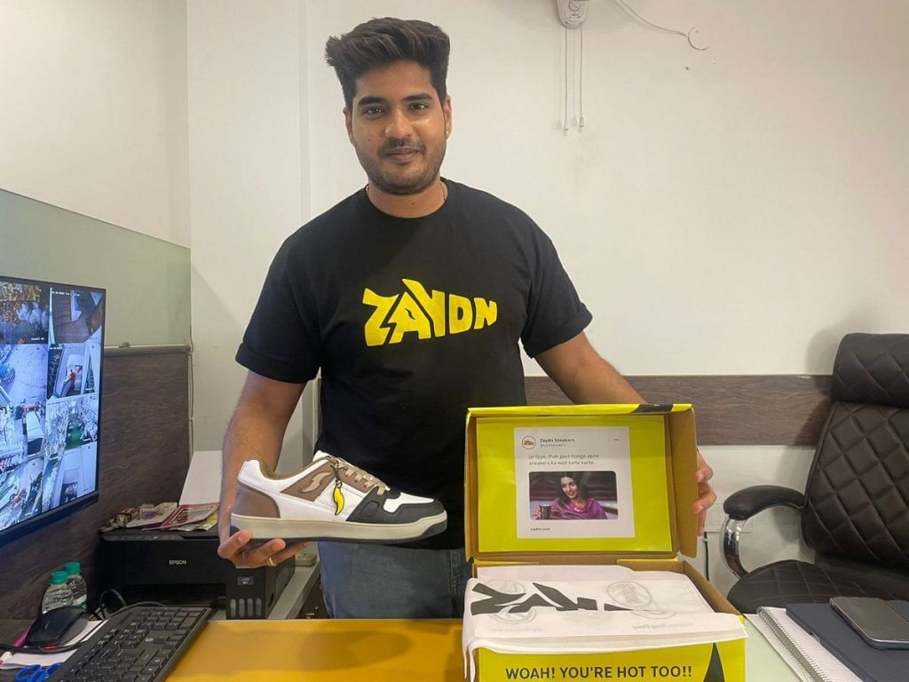 Zaydn Indian sneaker brand 