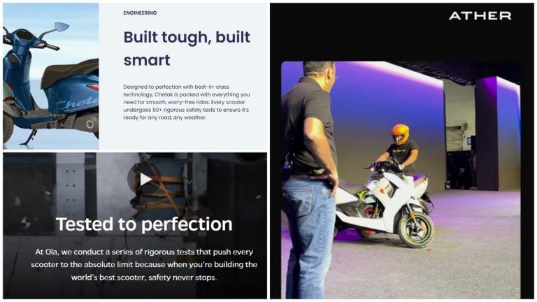 Safety is the new slogan for India’s E-scooters. Green branding is old