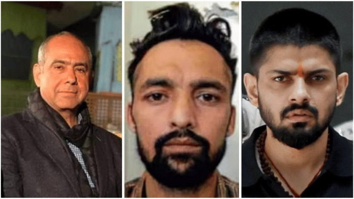 darshan singh-goldy dhillon-lawrence bishnoi (Left to Right) Killed Indian-origin businessman Darshan Singh Sahsi, Gangster Goldy Dhillon, and Gangster Lawrence BIshnoi | X/ANI