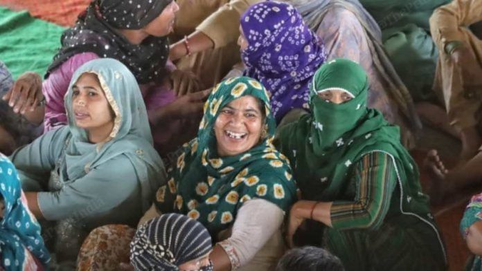 Women take part in the first mahila mahapanchayat in Haryana on 18 March 2021 | Manisha Mondal | ThePrint