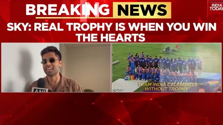 Suryakumar Yadav beats Trump’s Gaza plan on Indian TV news. No global event can match cricket