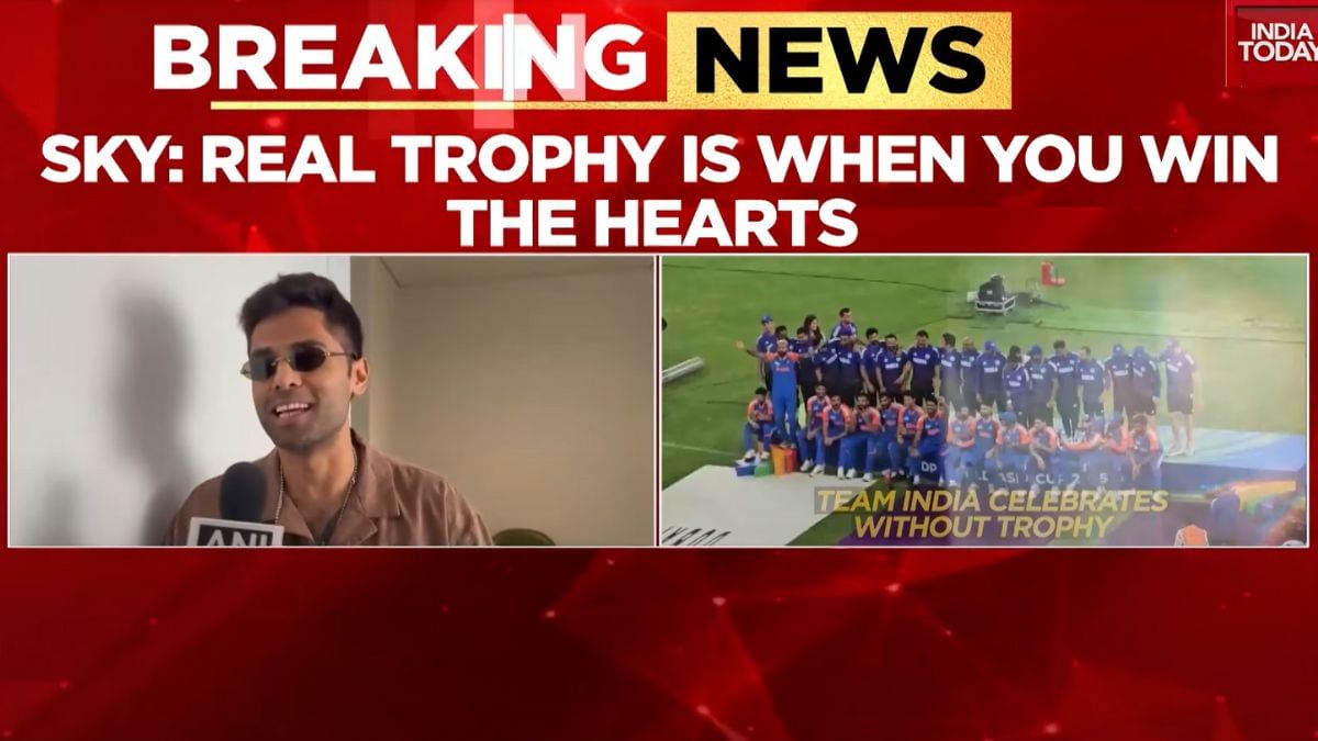 Suryakumar Yadav beats Trump’s Gaza plan on Indian TV news. No global event can match cricket