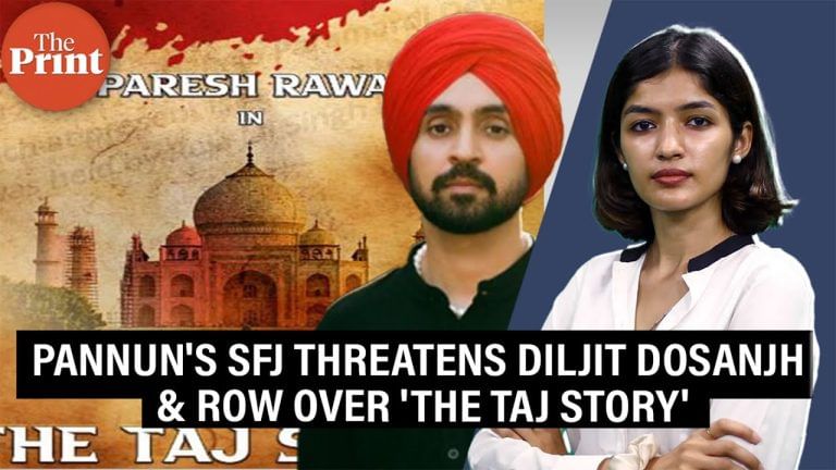 Diljit Dosanjh gets threat from Pannun’s SFJ, row over Paresh Rawal’s ‘The Taj Story’ & more